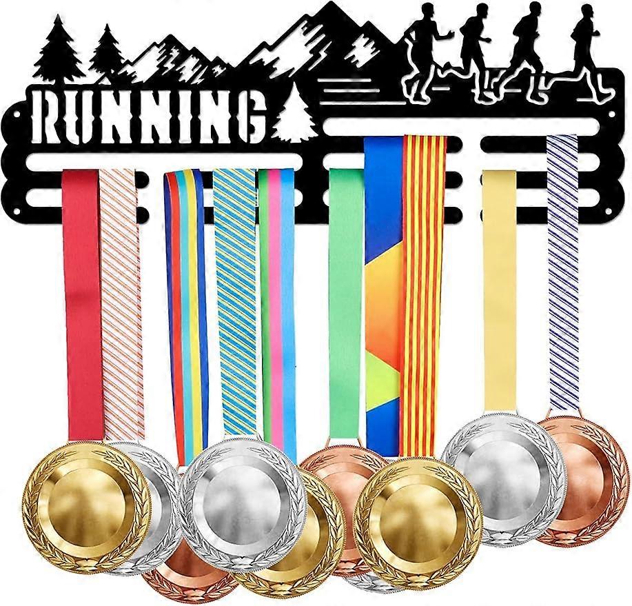 1Set Running Medal Hanger Holder Display Forest Running Sports Medals Display Rack