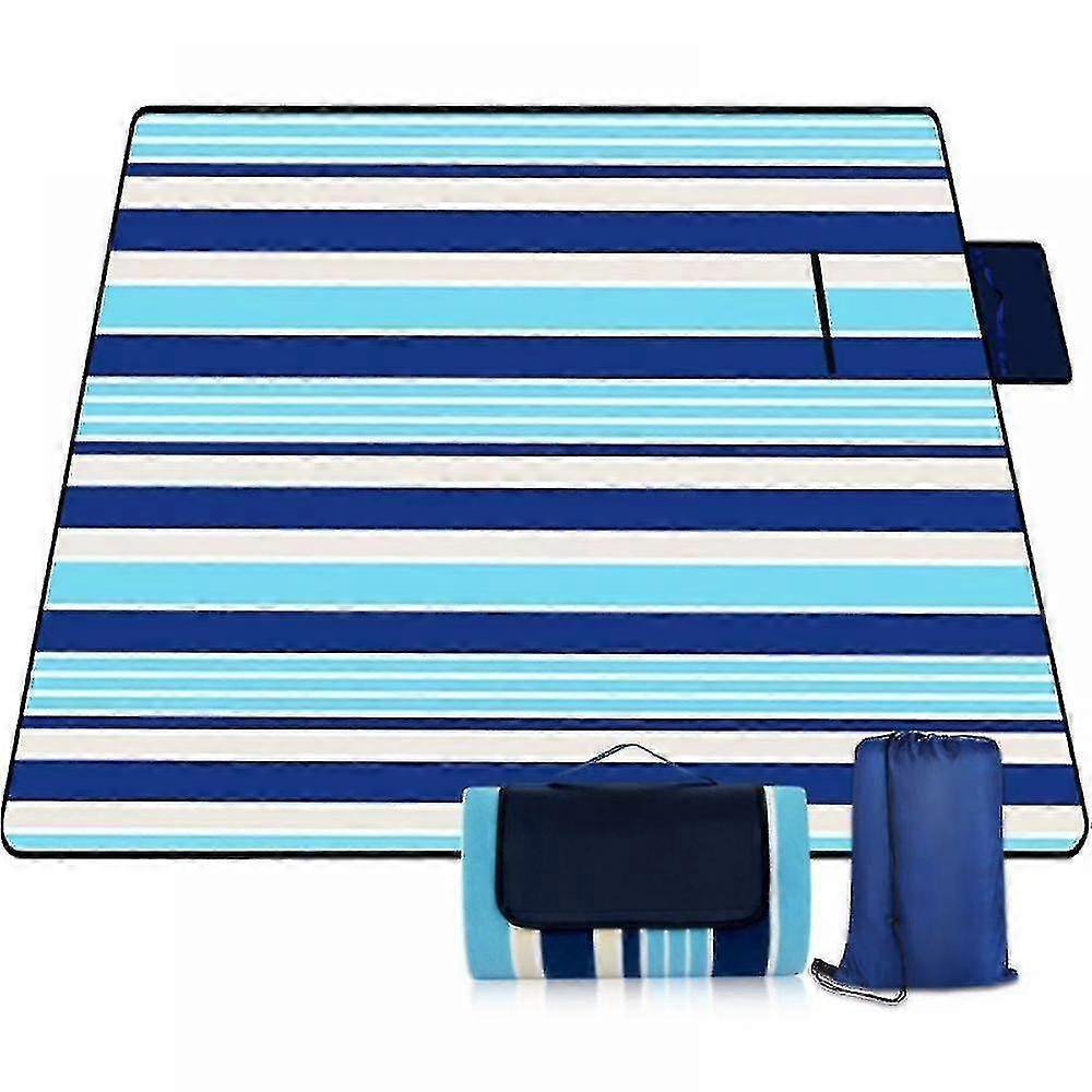 Outdoor Wild Rice Blanket Large Waterproof Foldable Picnic Pad Camping Park Beach Hiking Home Party