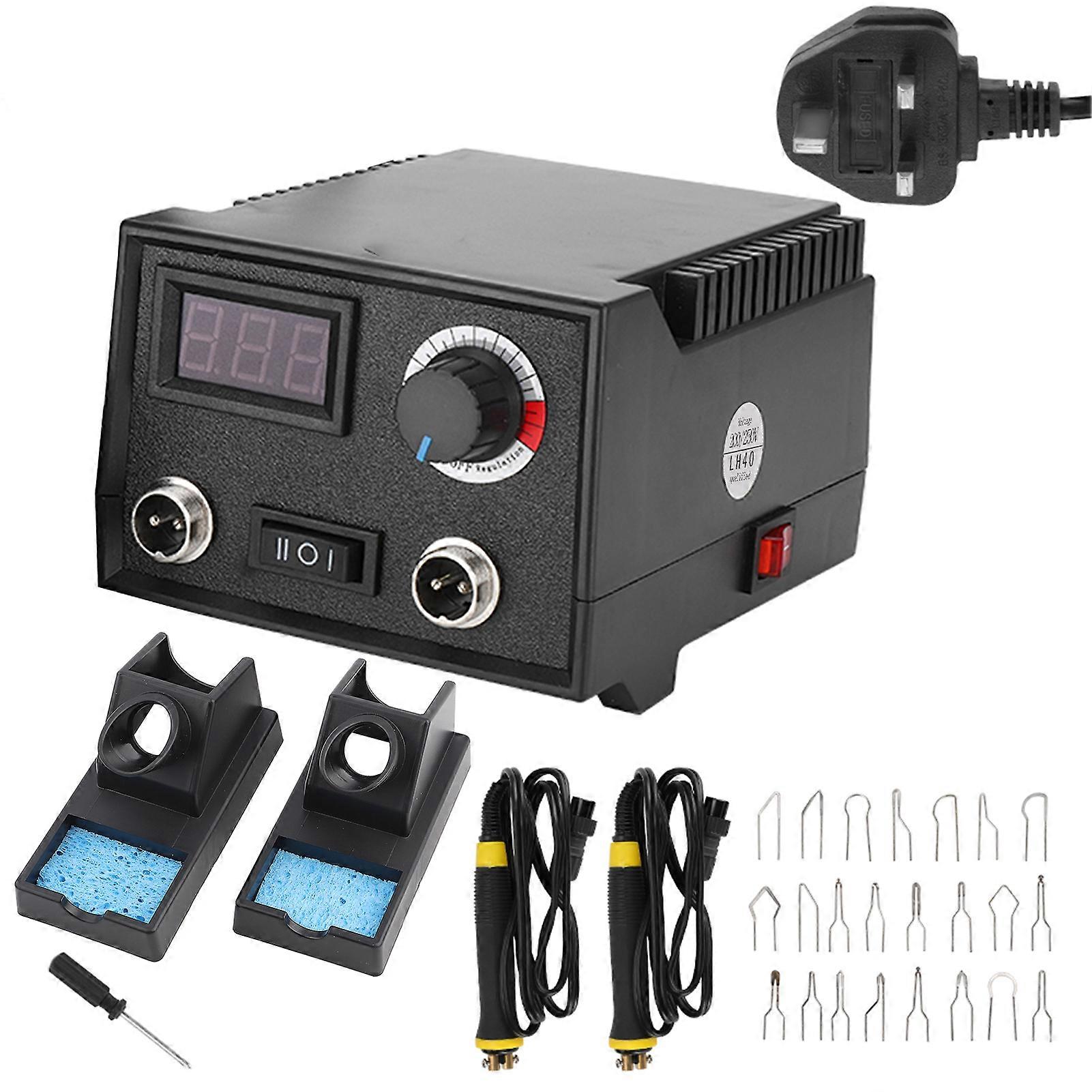 حرق الخشب كيت أداة قابل للتعديل درجة الحرارة البيروغرافيا القرع المجلس الأرز ورقة لحام IronUK التوصيل 220V