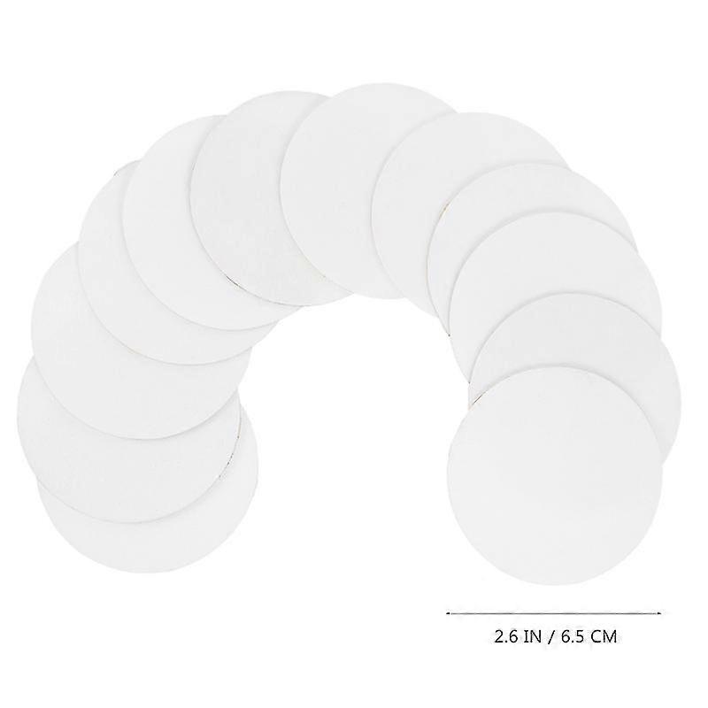 12pcs double sided clear acrylic adhesive disk round tough sticky tapes