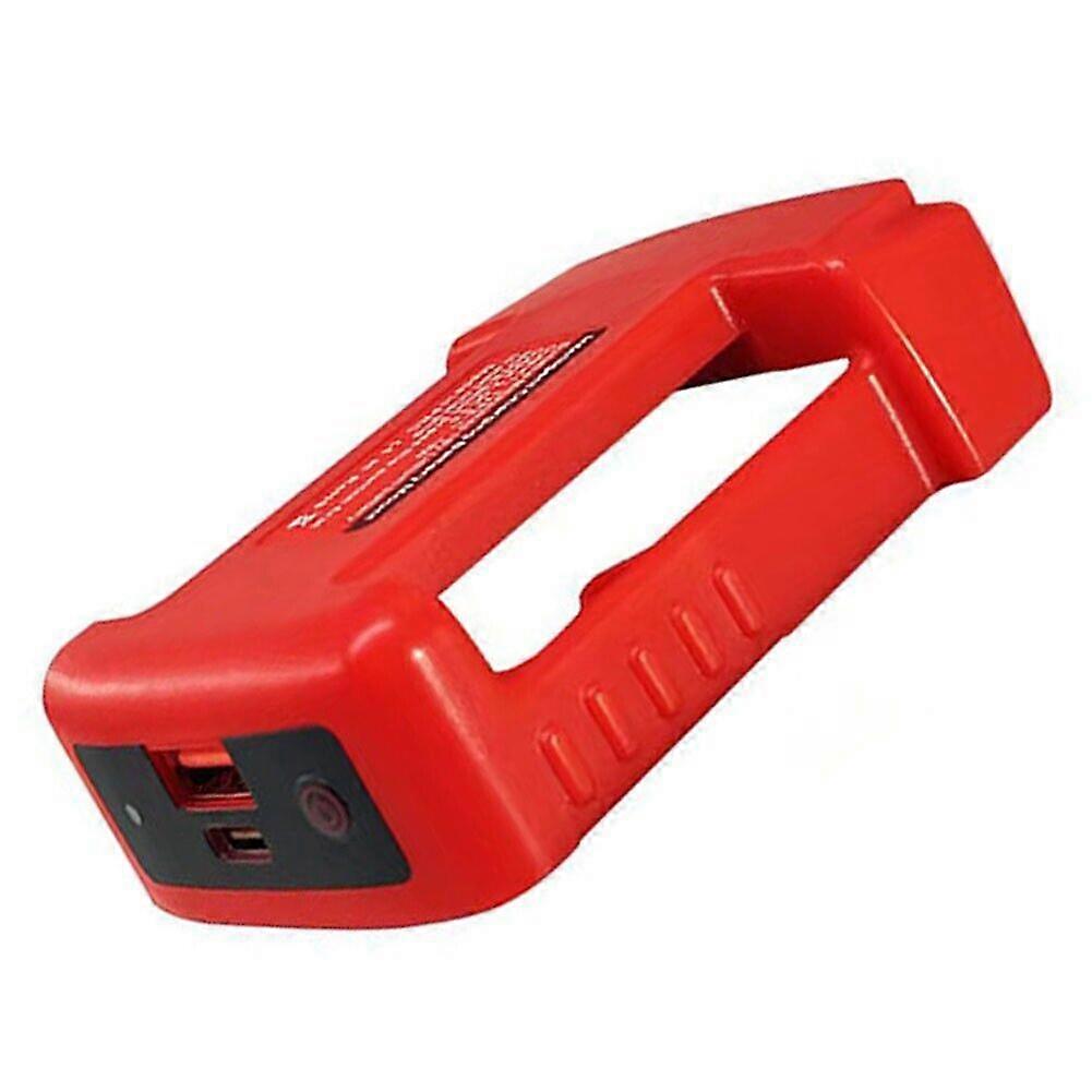 USB Charger Adapter Portable USB Battery Holder with 2 Charging Interface