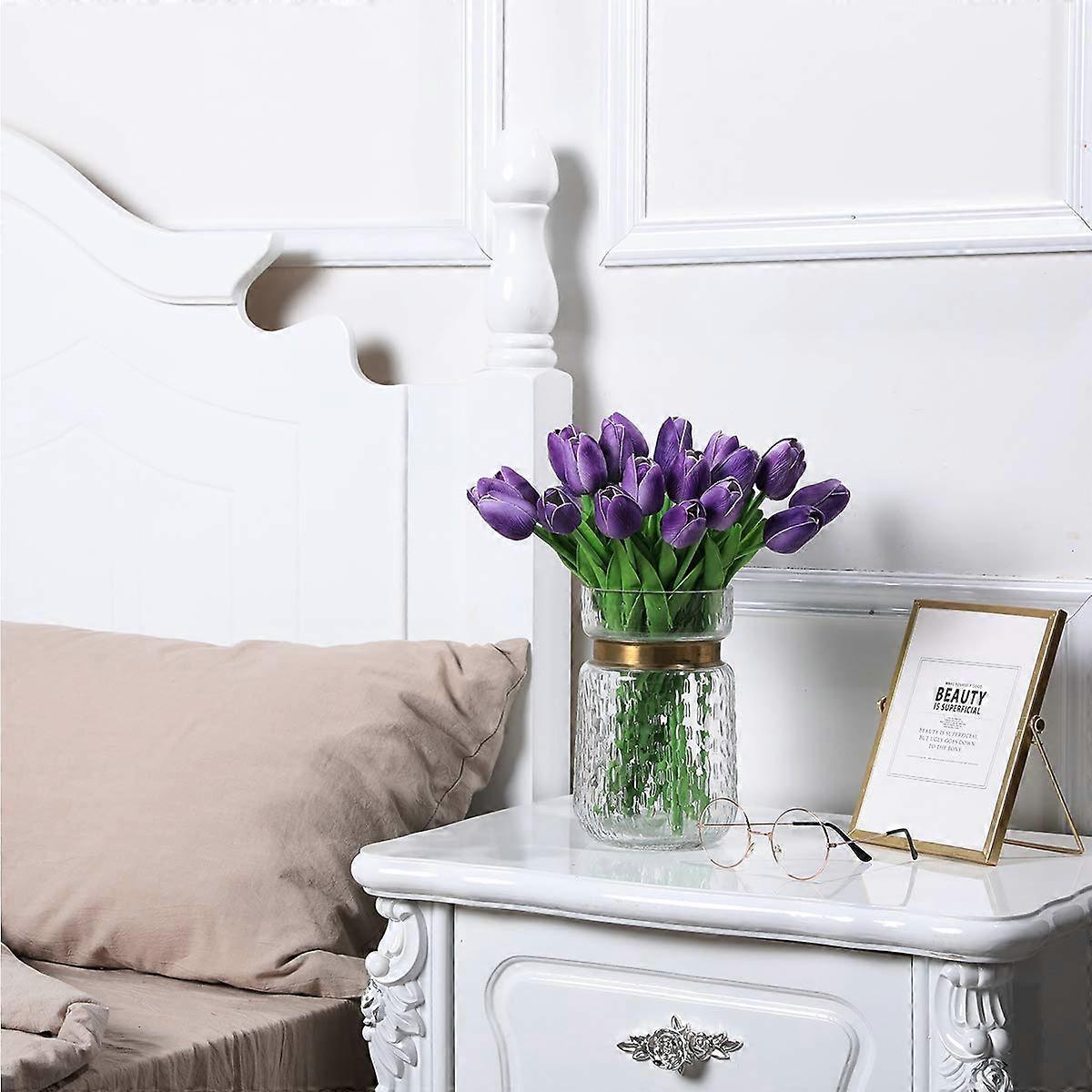 thumbnail image 2 of 20Pcs Real Touch Artificial Tulips – Fake Flowers That Look Fresh Forever! 2 of 5