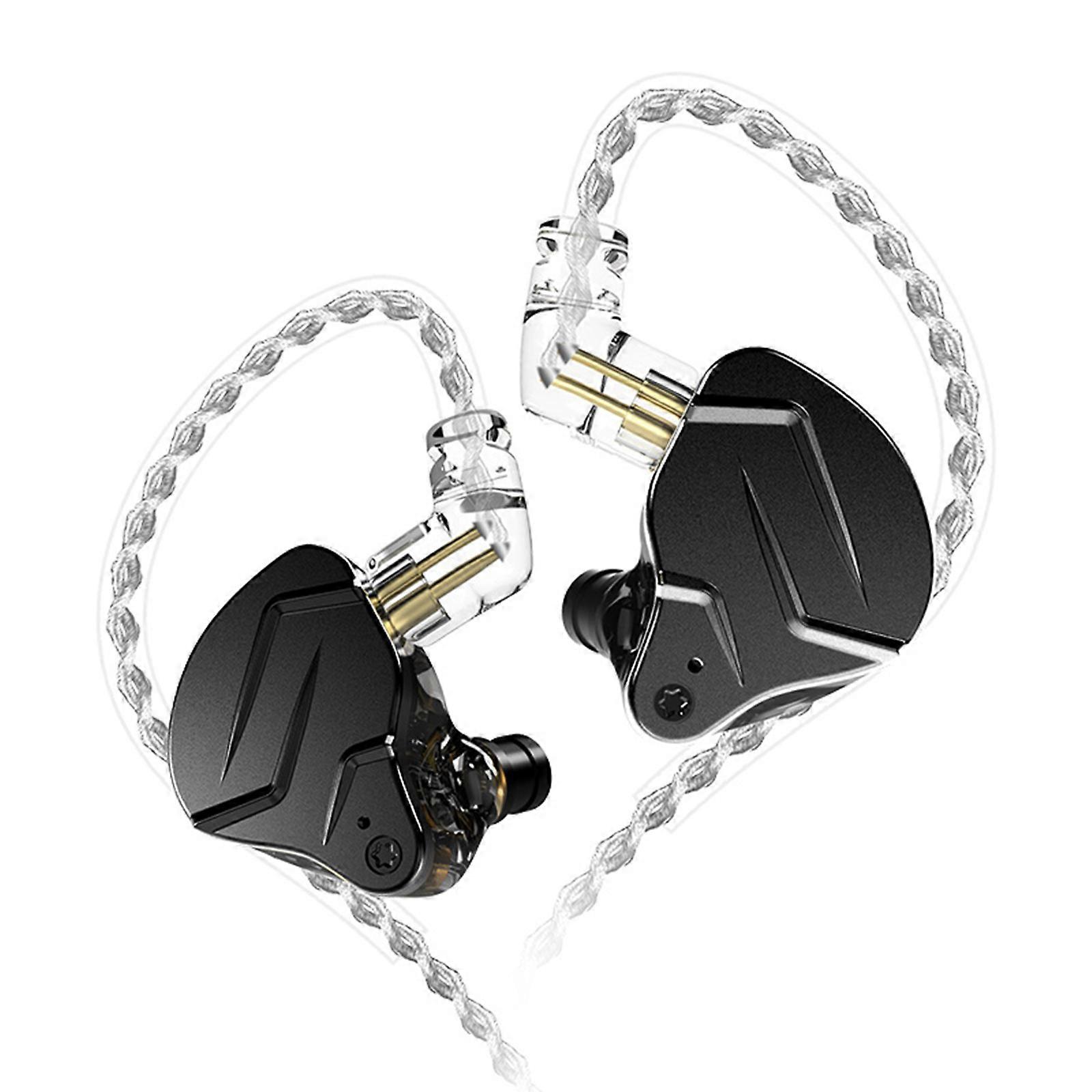 KZ ZSN PRO X In-ear Headphone 1DD+1BA Hybrid Dual Dynamic Driver Earphone with Deep Bass Stereo Sound Ergonomic Comfortable Earbuds with Detachable Ca
