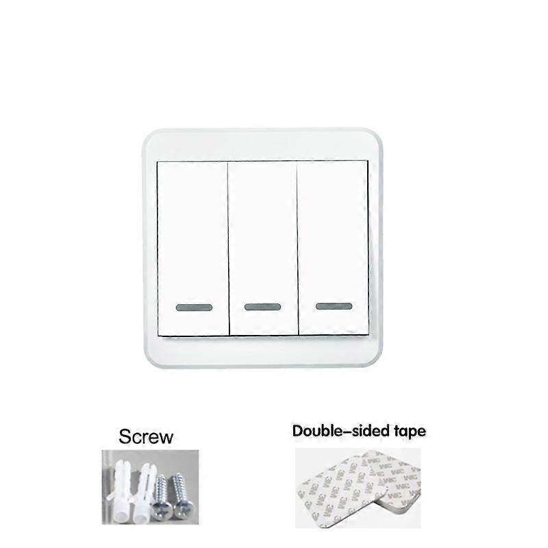 Wireless Mini Light Switch Supports 2 Way Control Wall Panel Swtich 110V 220V 16A Relay Receiver Timing Remote ON OFF for Lamp