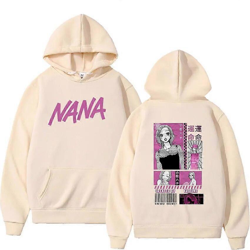 Japonais Anime Nana Osaki Hachi Komatsu Sweat À Capuche Noir Pierres Bande Manga Sweat-shirts Hommes Mode Femmes Pulls Y2k Streetwear Kaki
