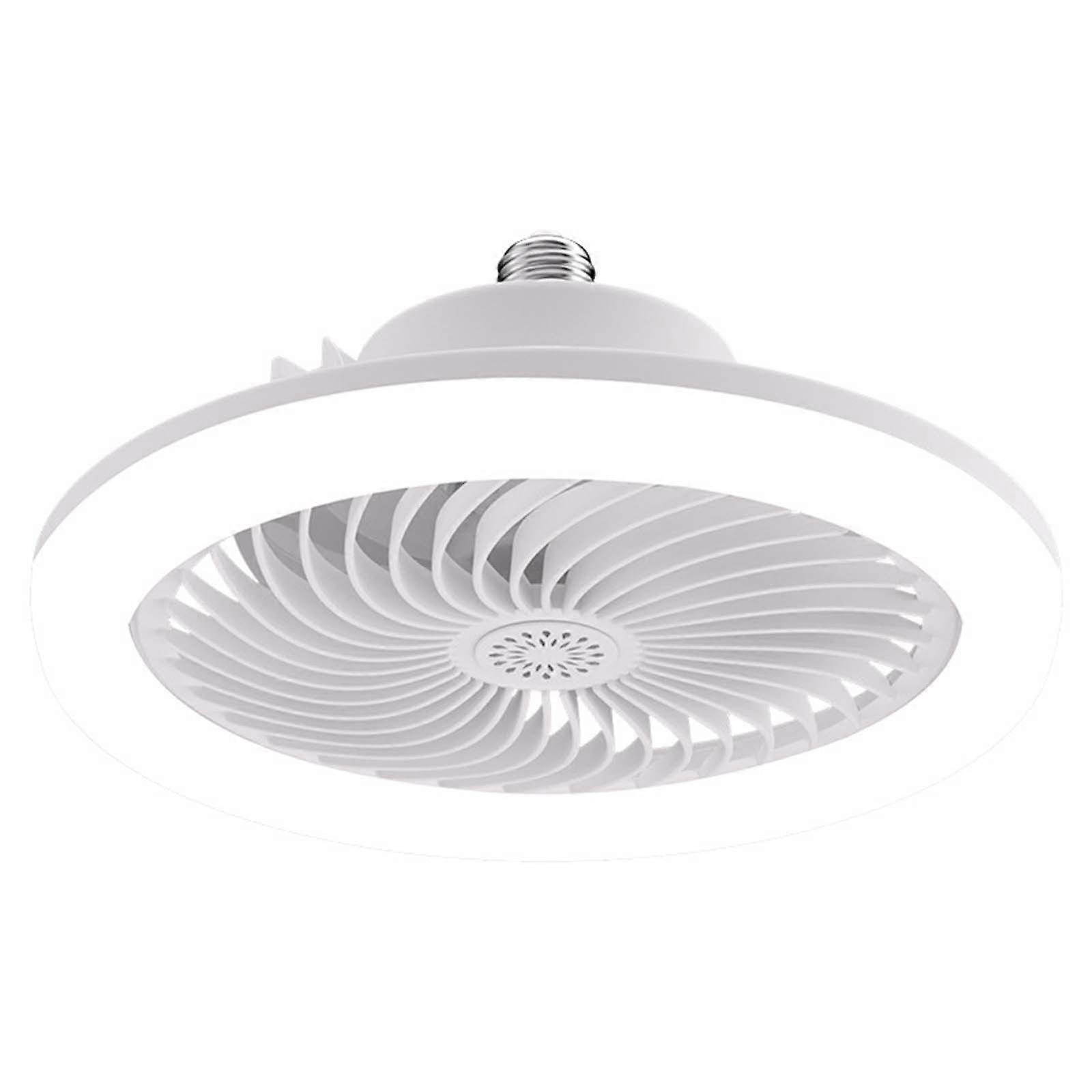 Ceiling Fan With Lights,Enclosed Low Profiles Fan Light,Ceiling Light With Fan,Hidden Electric Fan Delier With Remote Intelligent Control