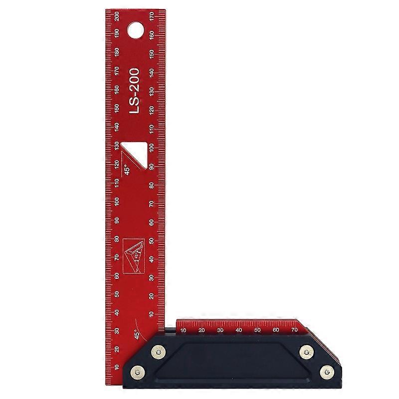 Precision Right Angle Ruler  Aluminum Alloy  L Shape Ruler for Measuring