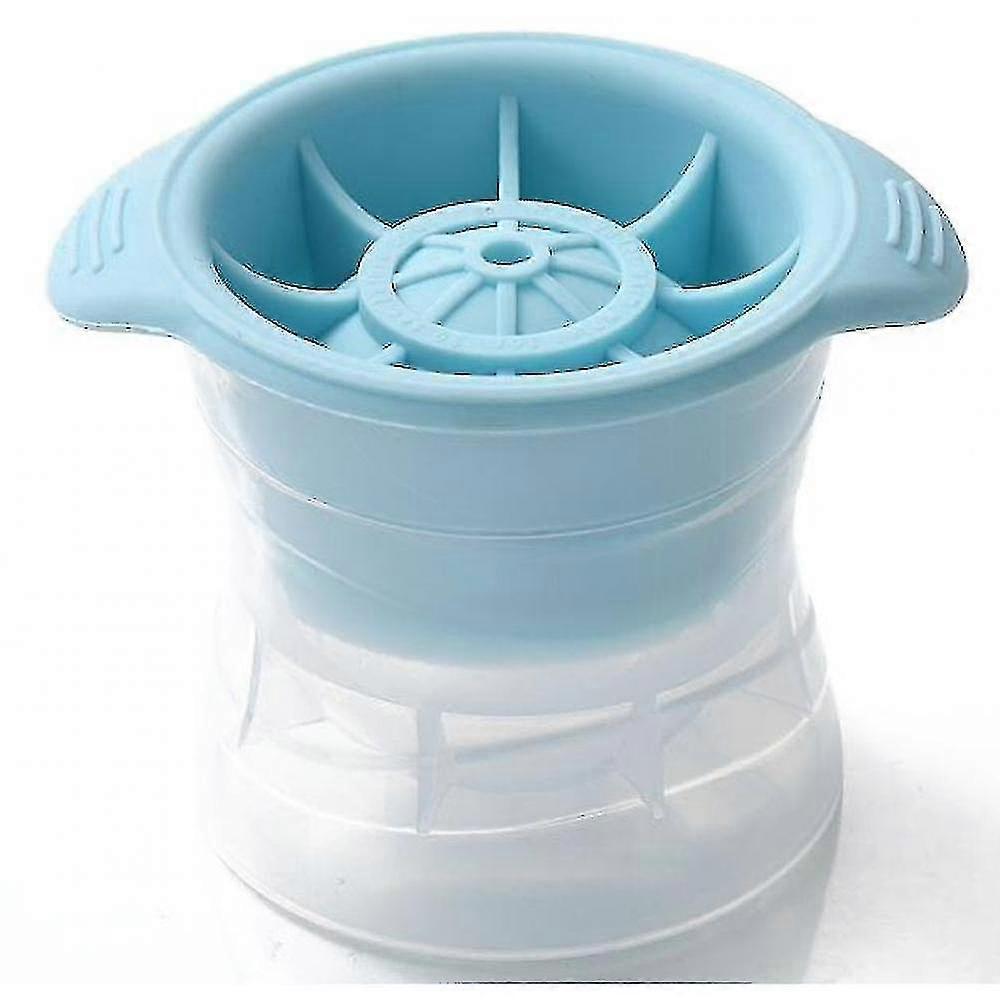whiskey Silicone Round Ice Ball Mold Maker(blue)