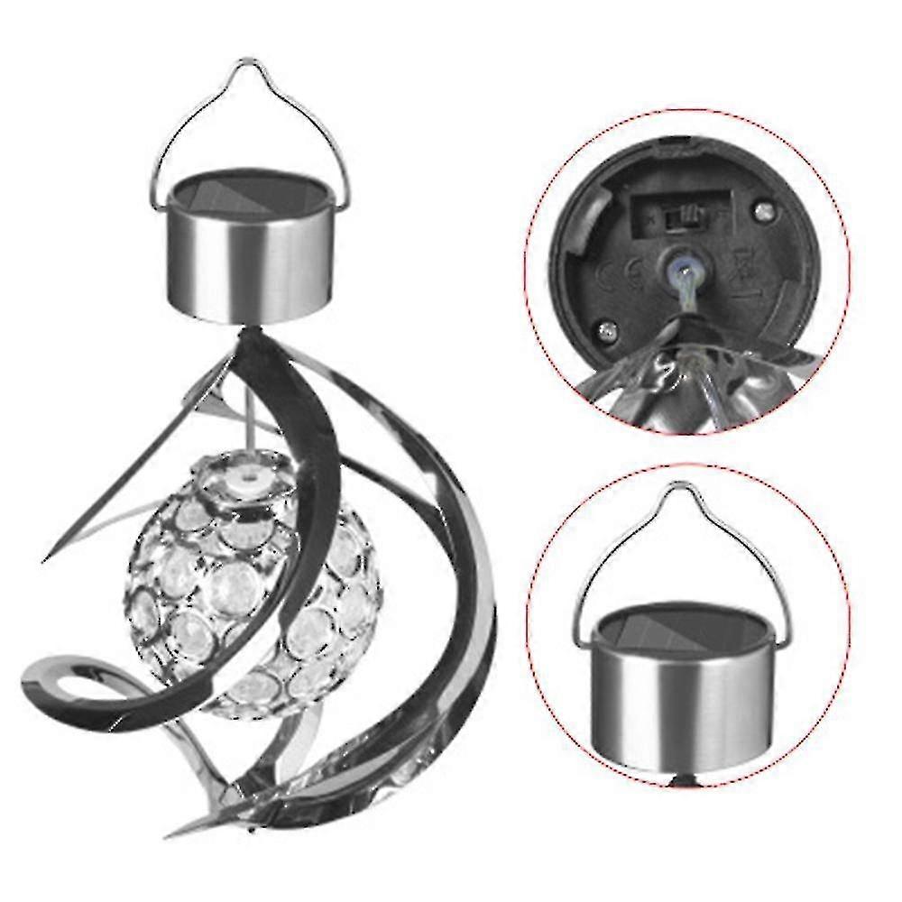 Solar Wind Chime Colour Changing Hanging Wind Light Waterproof