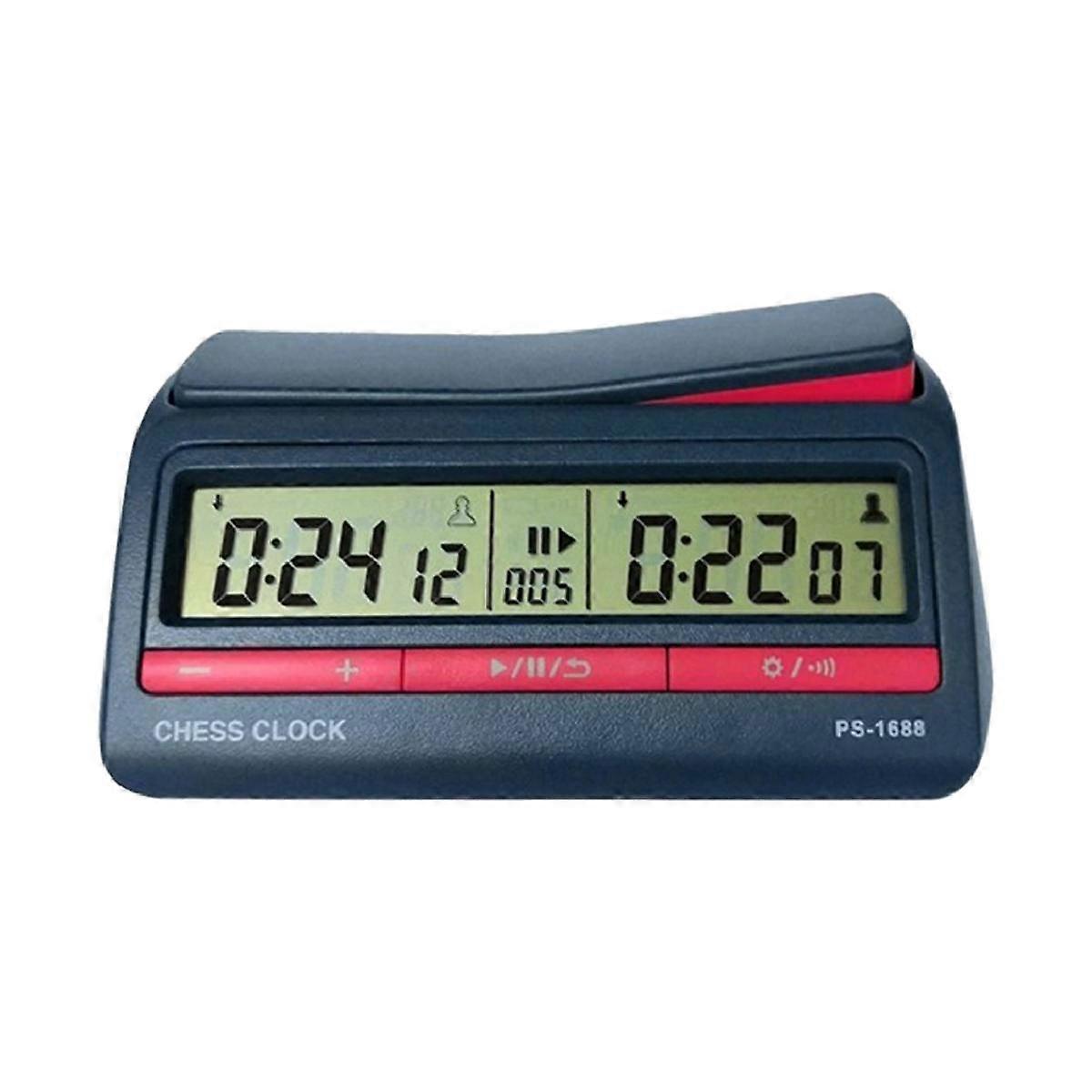 Professional Advanced Chess Digital Timer Chess Clock Count Up Down Board Game Clock PS-1688