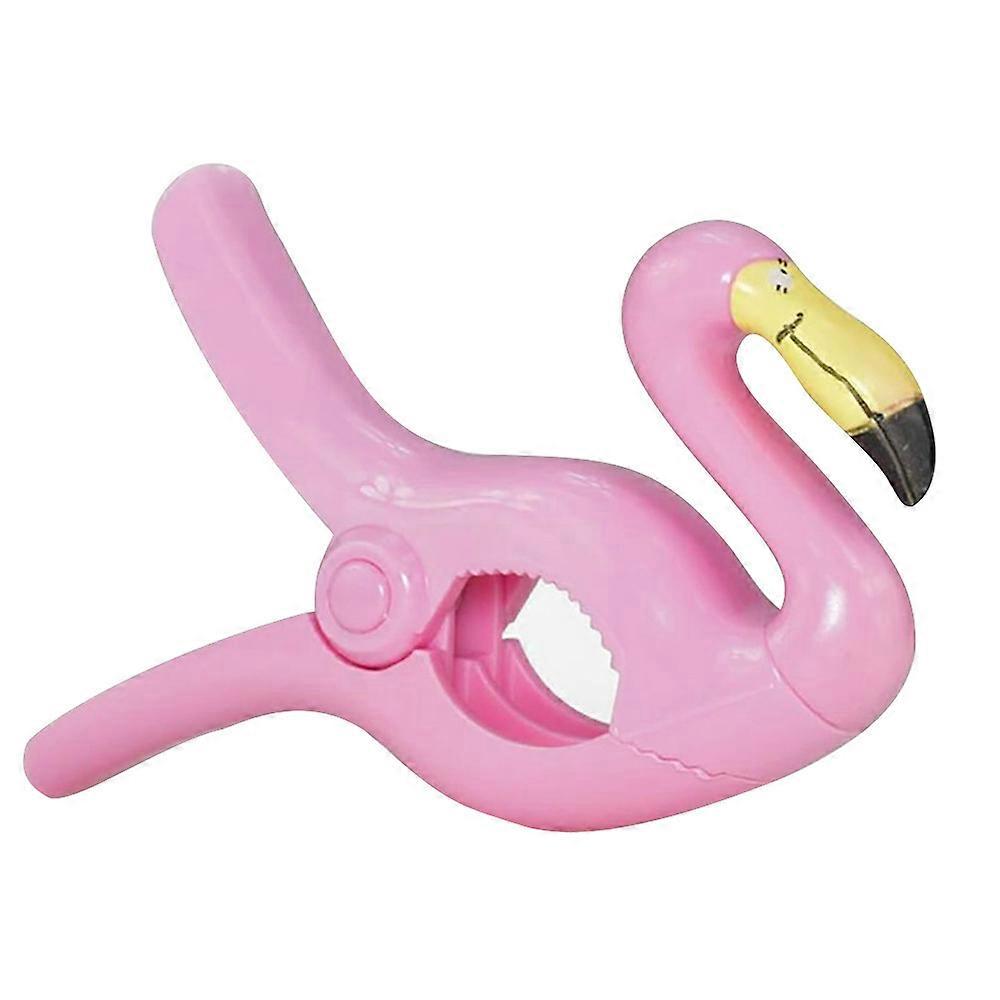 Boca Beach Towel Clips 1pc-flamingo