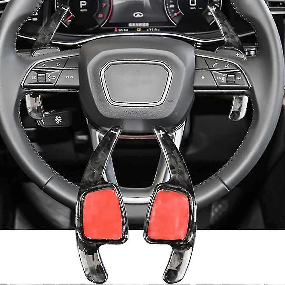 Bil kulfiber rat paddle shift forlængelse skifter til - A3 A4 A5 S3 S4 S5 Q7 tts adgang