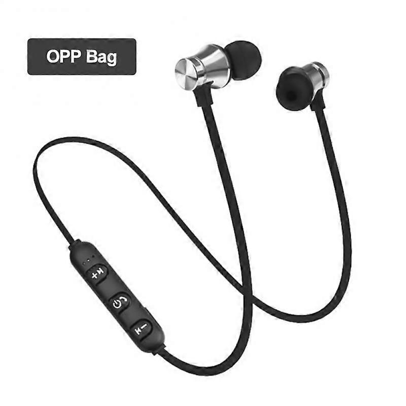 Wireless Magnetic Bluetooth Earphone Handsfree Headset With Microphone