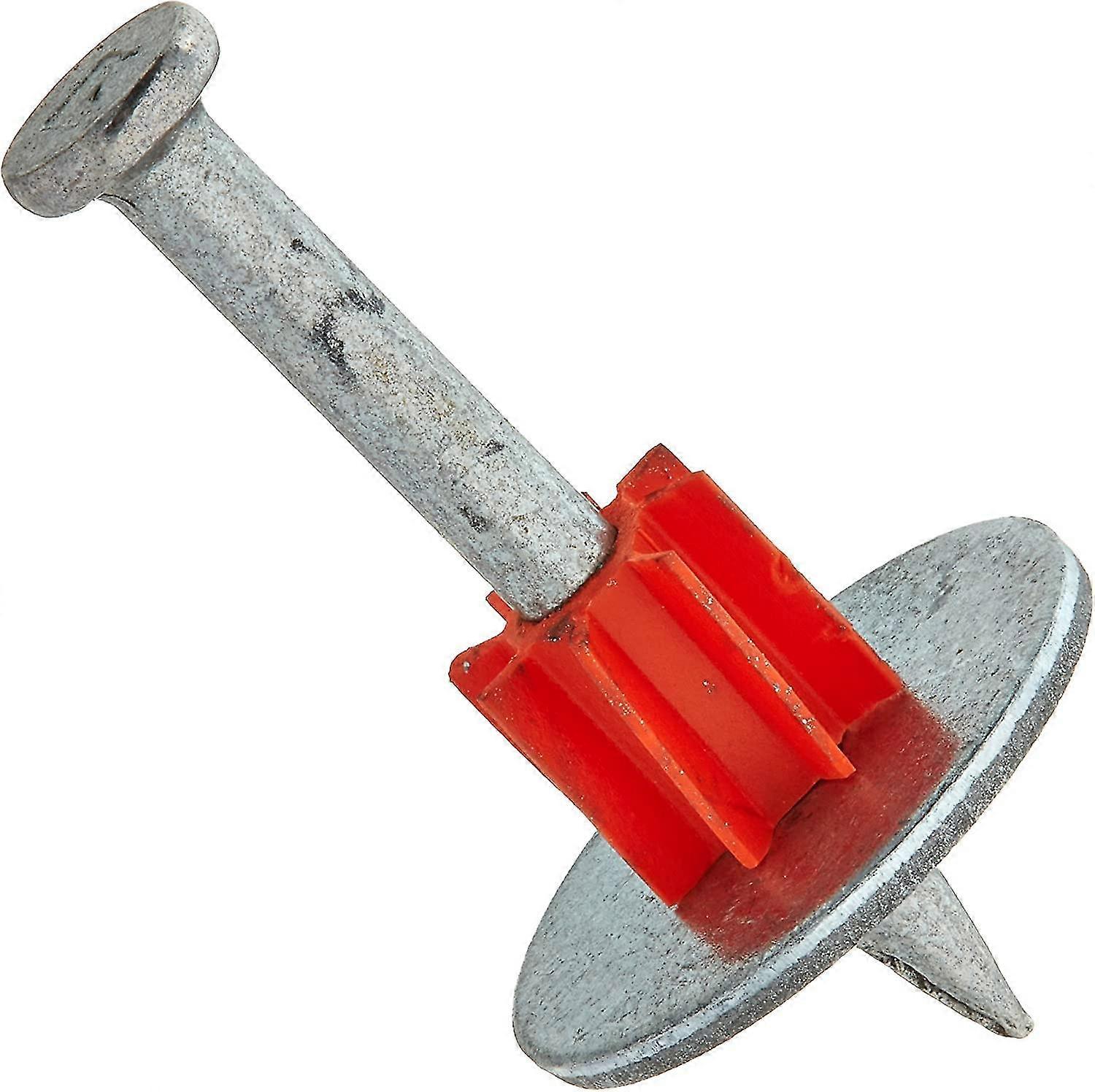 Powder Fastening Systems Washered Pins,(red+silver)(1pcs)