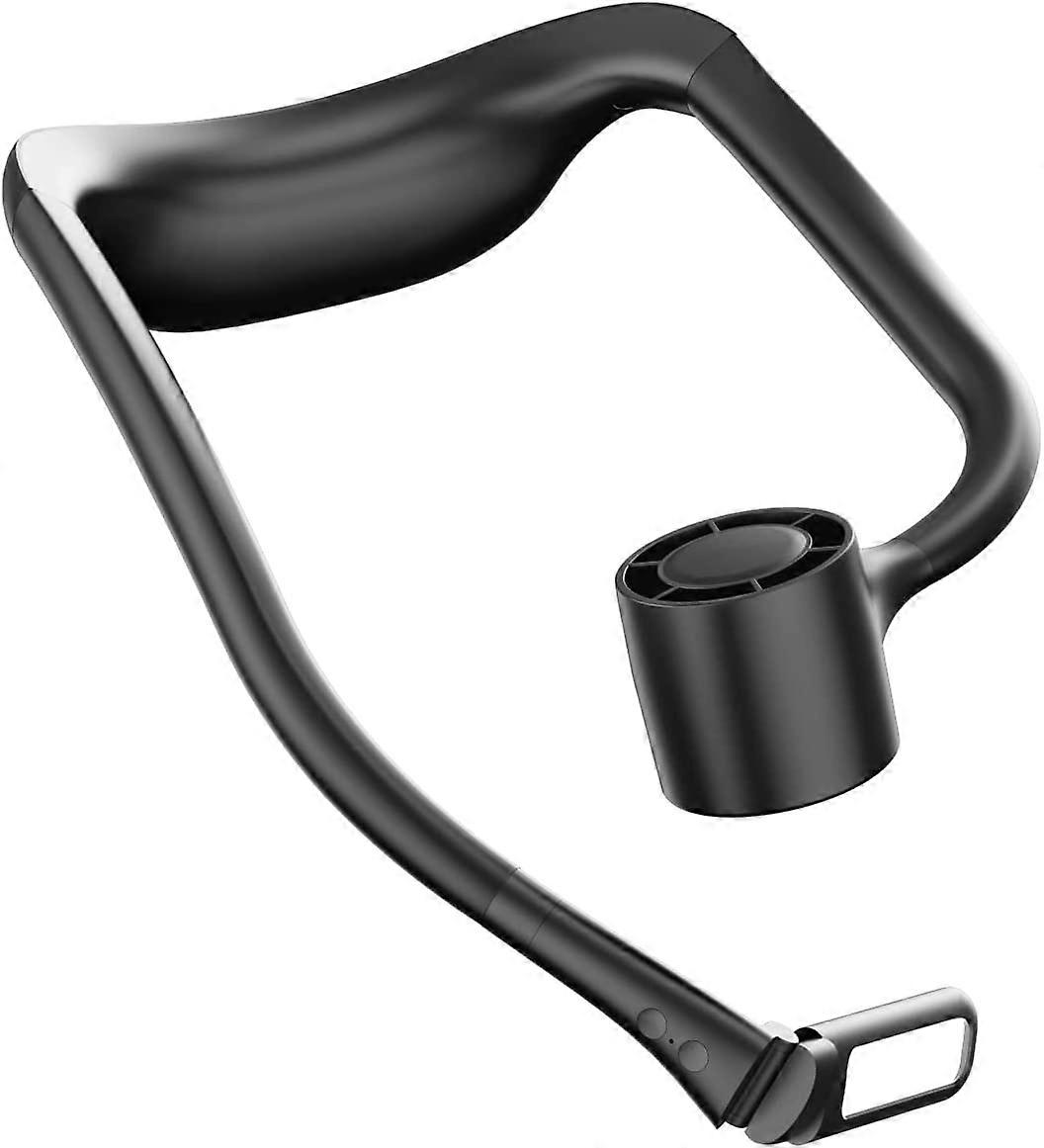 Portable Neck Fan with LED Light Hand-free Mini USB Personal Fan with 3 Wind Speeds and 3 Lighting Modes