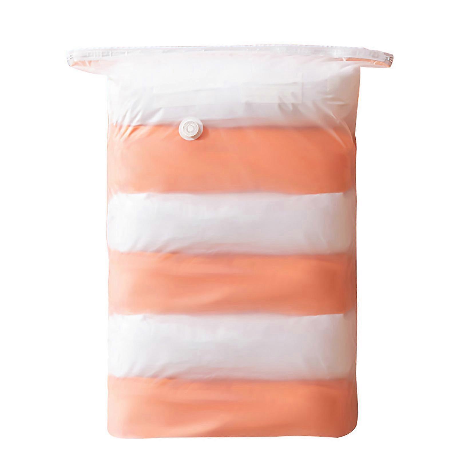 Vaccum Storage Bag 5 Layers Thickened Material Large Capacity No Pump Compression Transparent with Air Valve Dustproof Moisture-proof House-moving Pac