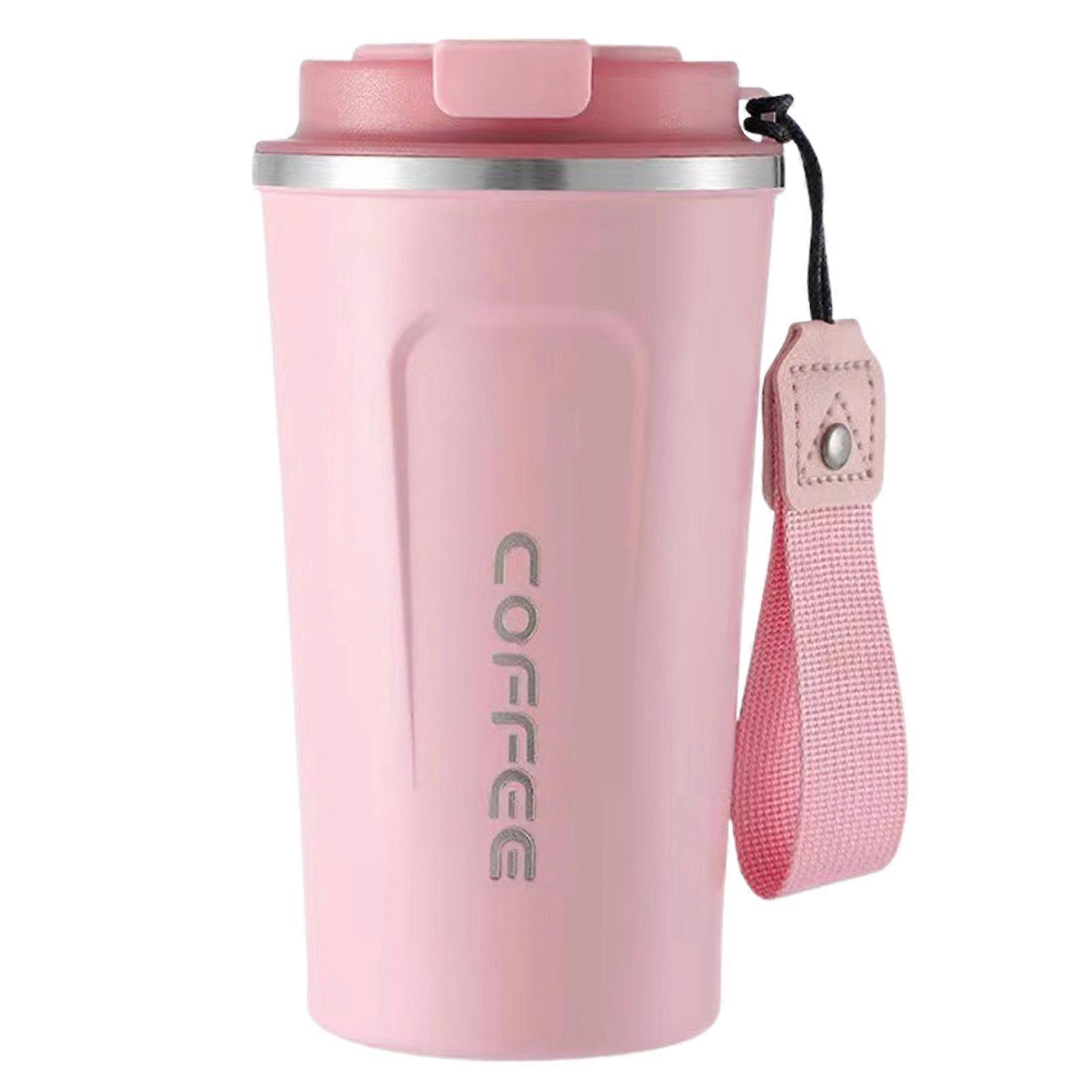 510ML Travel Coffee Mug Spill Proof with Seal Lid Insulated Eco-friendly Easy One-handed Drinking Stainless Steel Cup KAESI