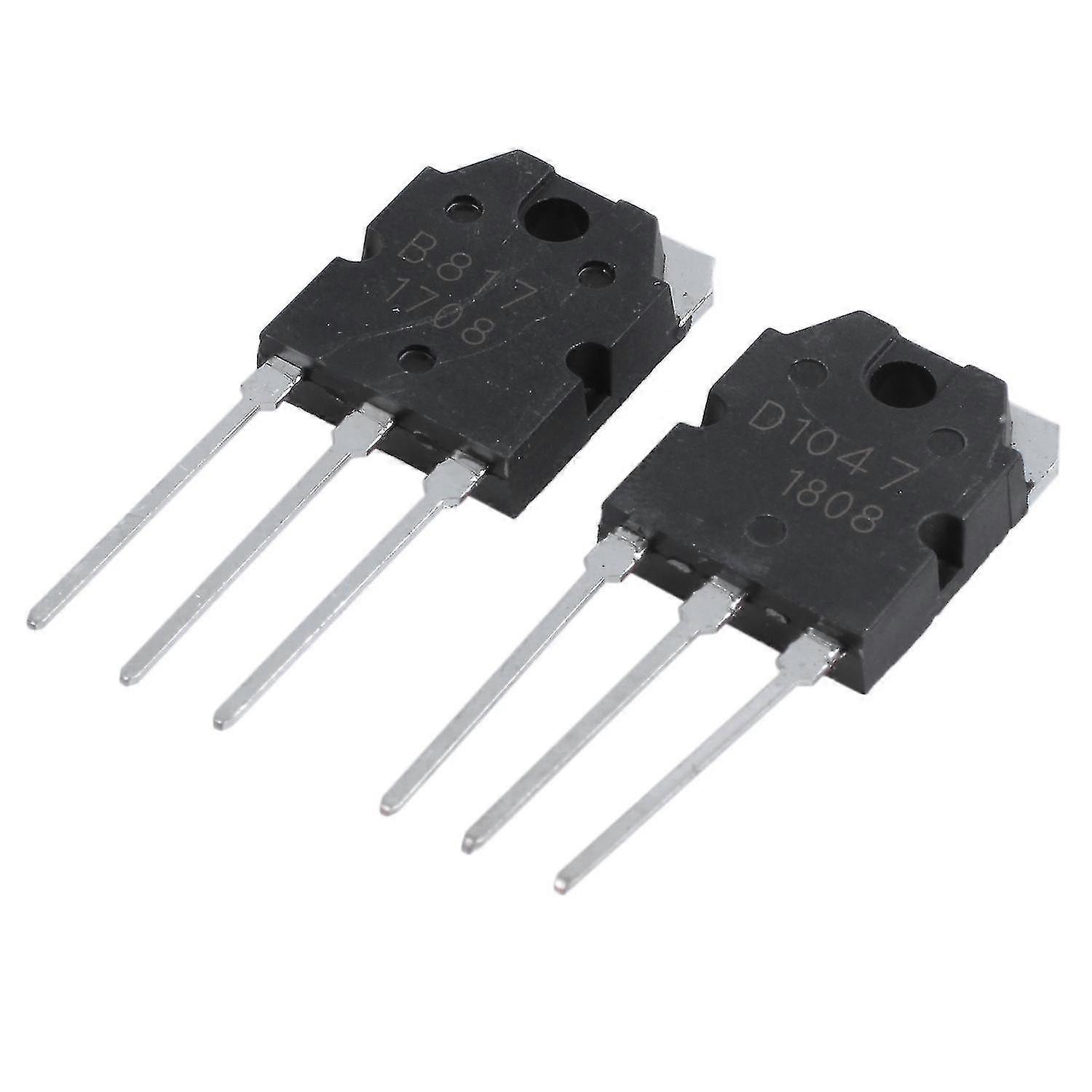 2 Transistor de silicio - D 1047 + B 817, 200 V, 12 A