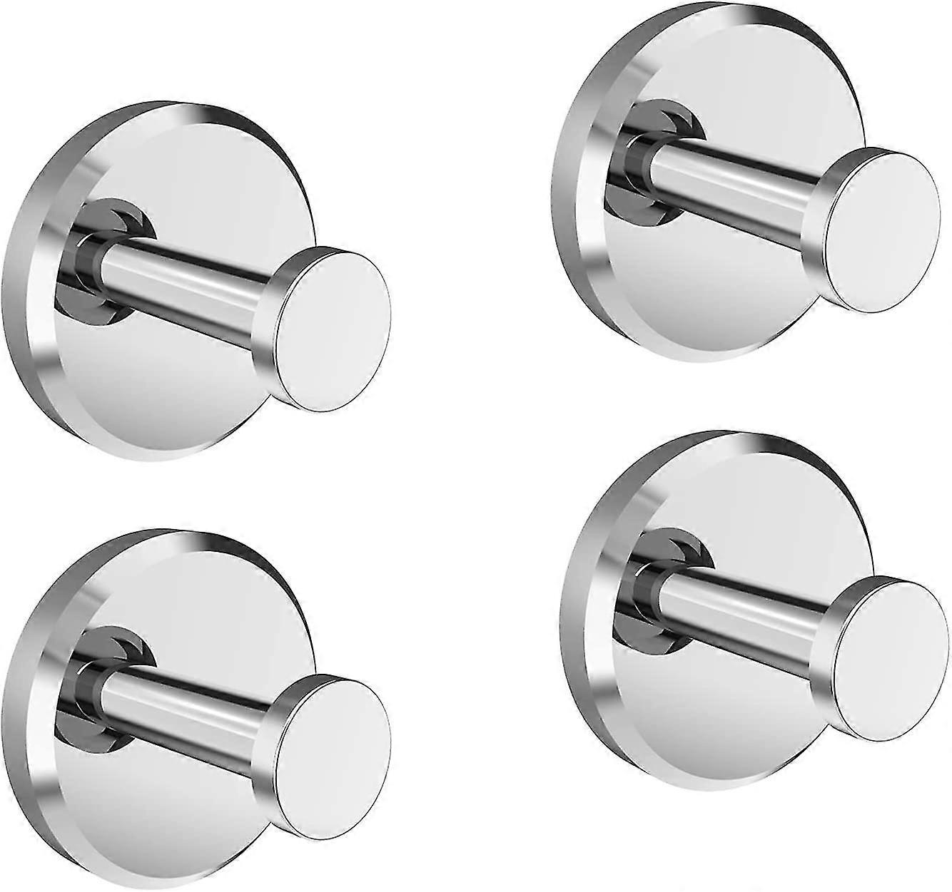 suction cup hook towel holder fixing, pvc chrome (4 pieces)