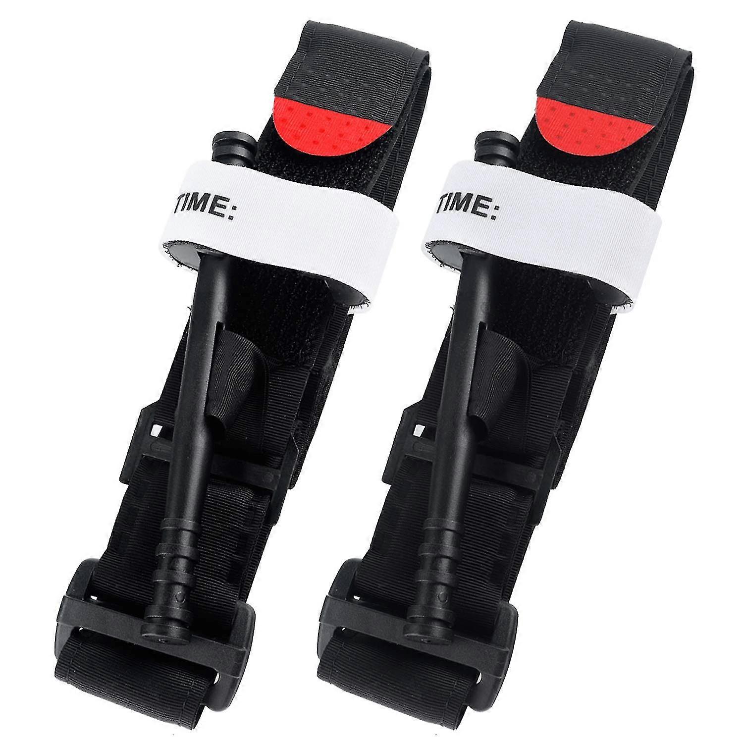 2 Pack/4 Pack Tourniquet - The Fastest, Safest, Most Effective Combat Hemostatic Control Single-handed Application Compatible With Military Tactical F