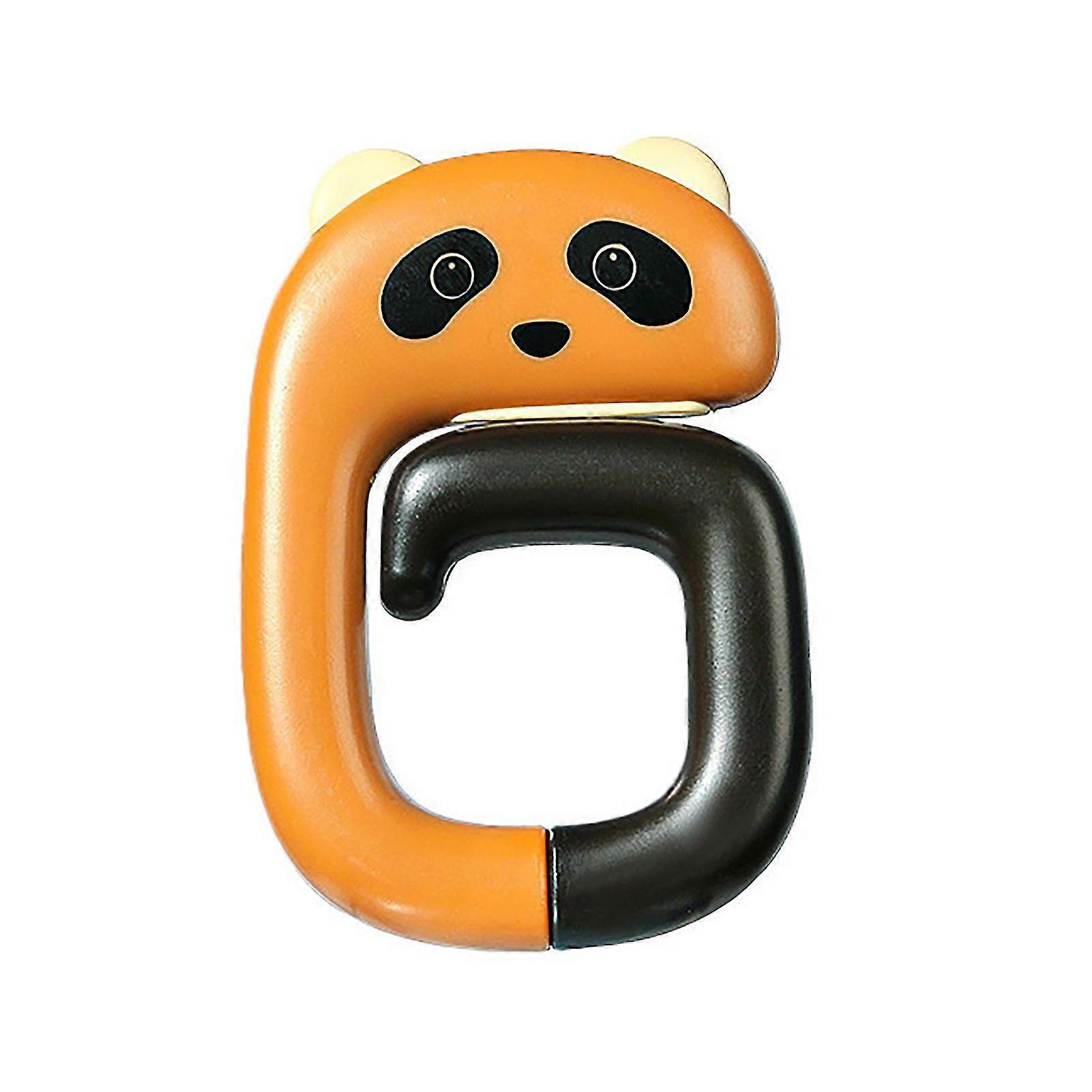 Foldable Cartoon Pattern Desk Bag Hook No Punching Anti-slip Practical Hook for Decorating Re-organizing Space