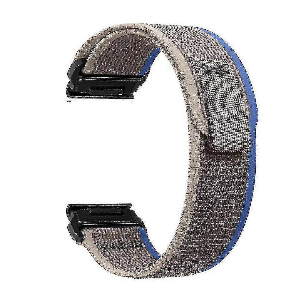 Für Garmin Tactix 7 Pro / Fenix 7X / Fenix 6X Pro 26 mm Nylon-Uhrenarmband Trail Loop Verstellbares Armband
