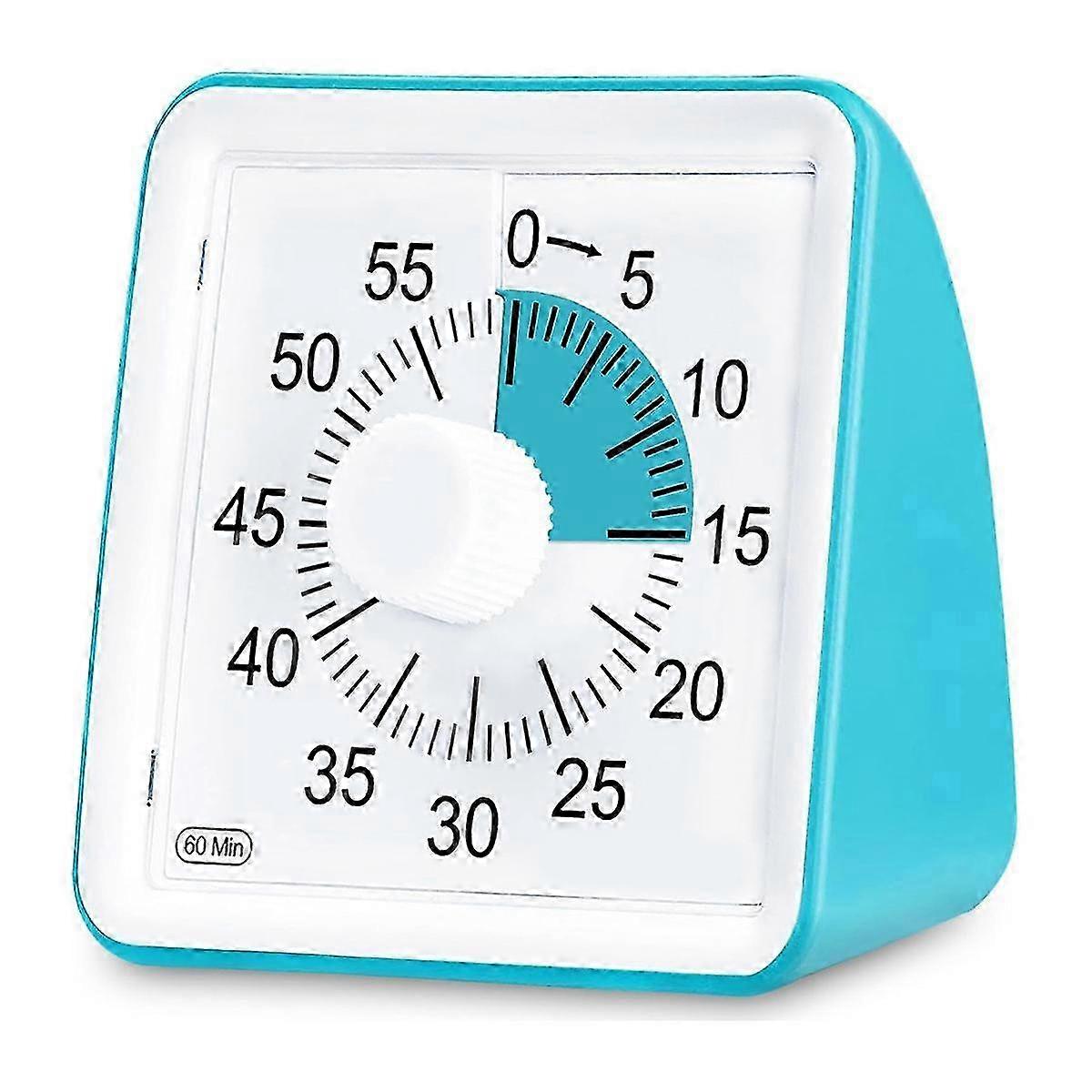 60-Minute Visual Timer Suitable for Kids,Study Classroom Timer, Silent Countdown Timer Suitable for Teachers and Adul