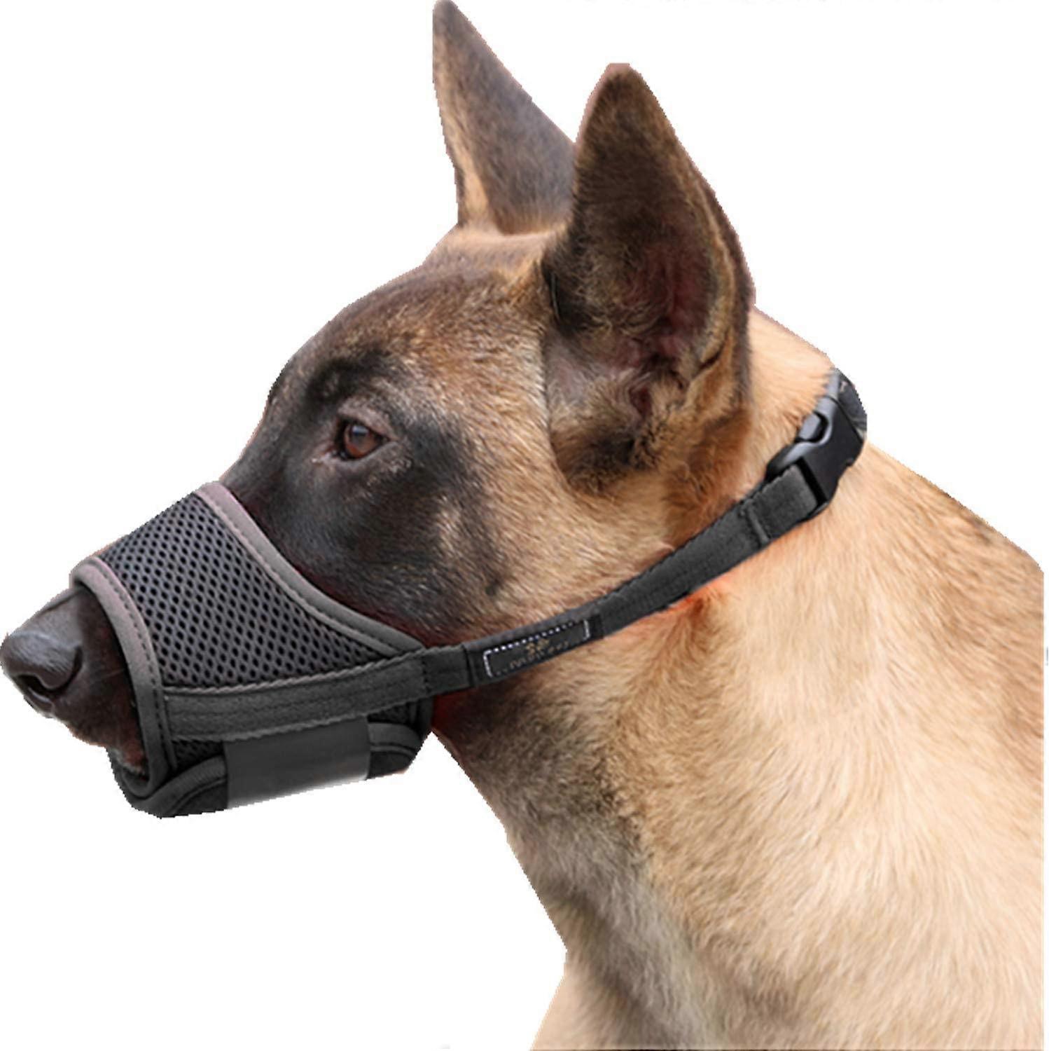 Dog Seasons Nylon Soft Snout Anti-Bite Bark Secure Mesh Breathable Pets Muzzle For Small Medium-Sized Dogs