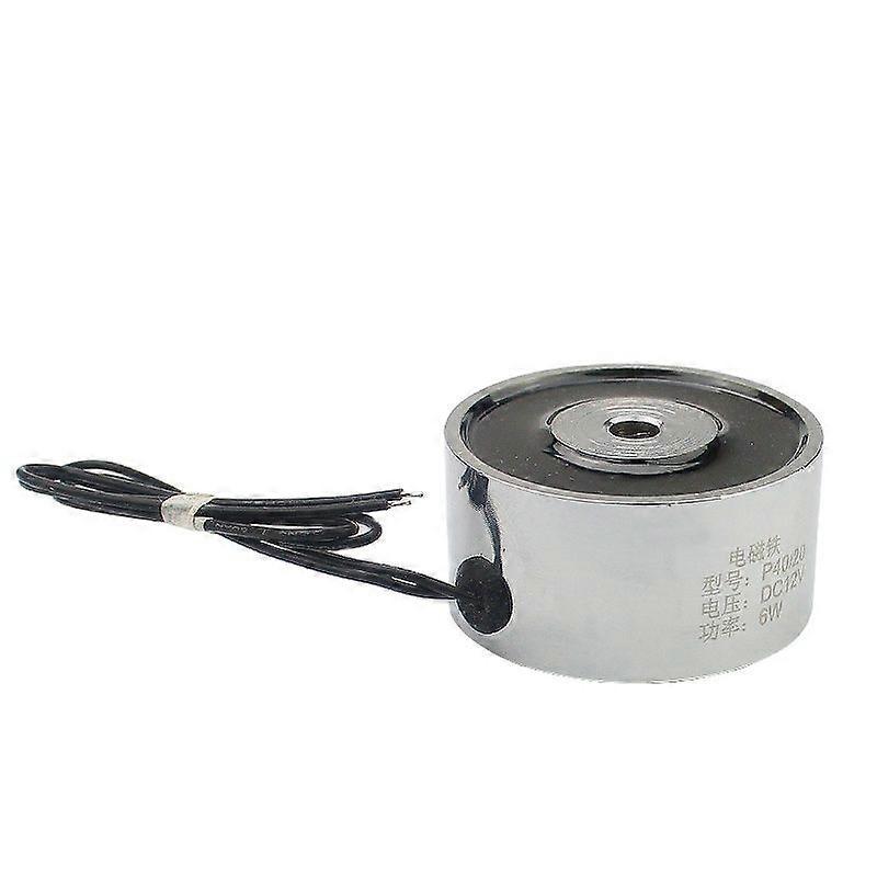 Électroaimant Solénoïde Heschen P25/20 – 24 V DC, Force 5 Kg, Ø 25 Mm X 20 Mm, Filetage M3