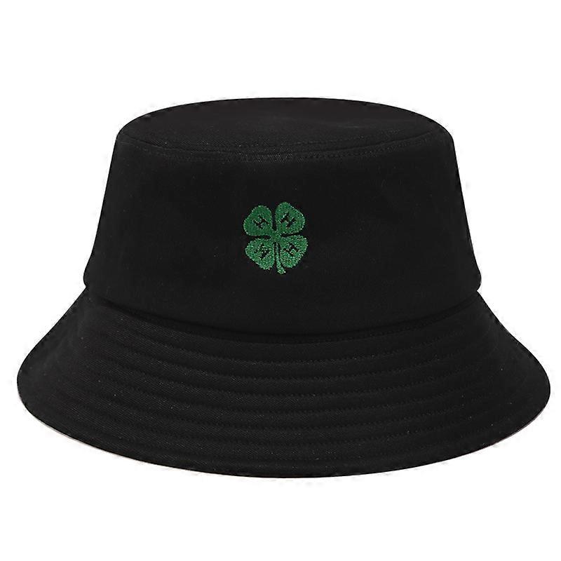 Bucket Hat con trébol bordado unisex