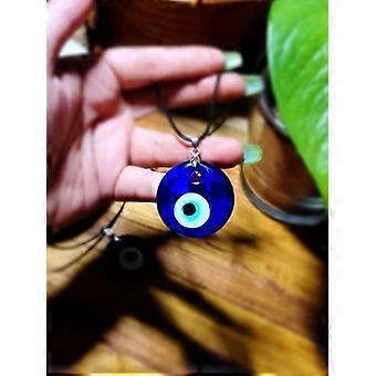 3 Pezzi Collana Blu Turco Occhio, Catene Collane Benedizione Amuleto Lucky Ciondolo per Borsa da Parete Auto