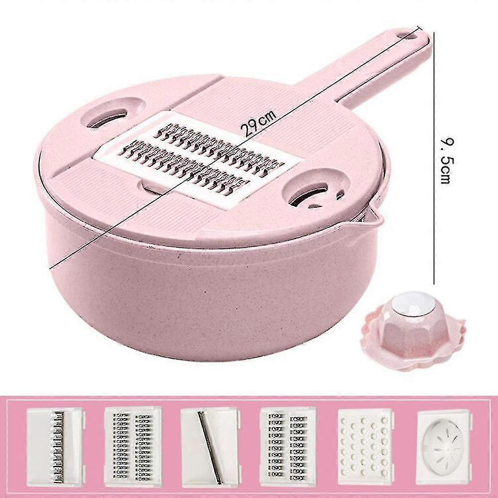 Vegetable Fruit Slicers Cutter Set With Egg Divider Colander Multifunction Zekai
