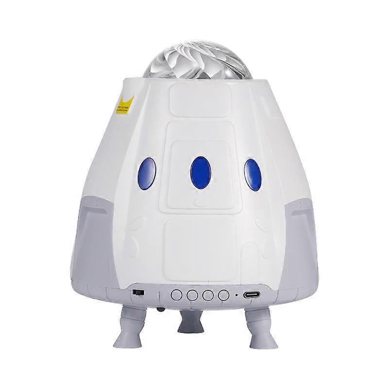 Space Capsule Galaxy Projector, Starry Sky Projector Children with White Noise, Mist, Star, Timer, Galaxy Projector, Projector Children, LED Starlight