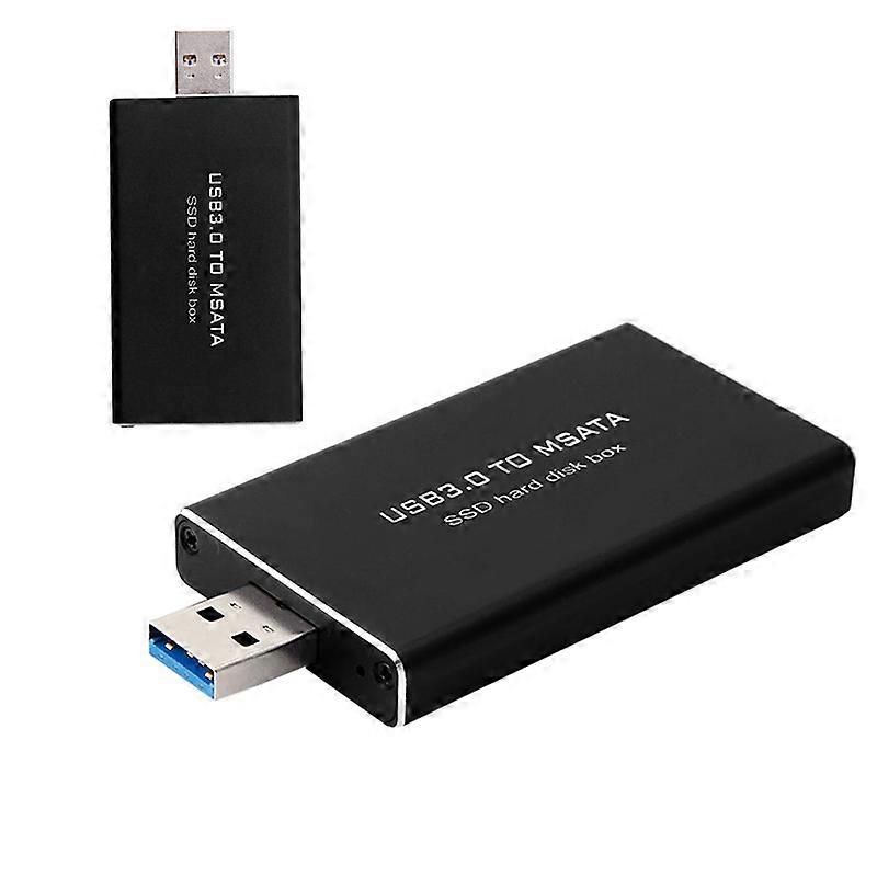 USB 3.0 to mSATA SSD Hard Disk Box Converter Adapter Enclosure External for Case