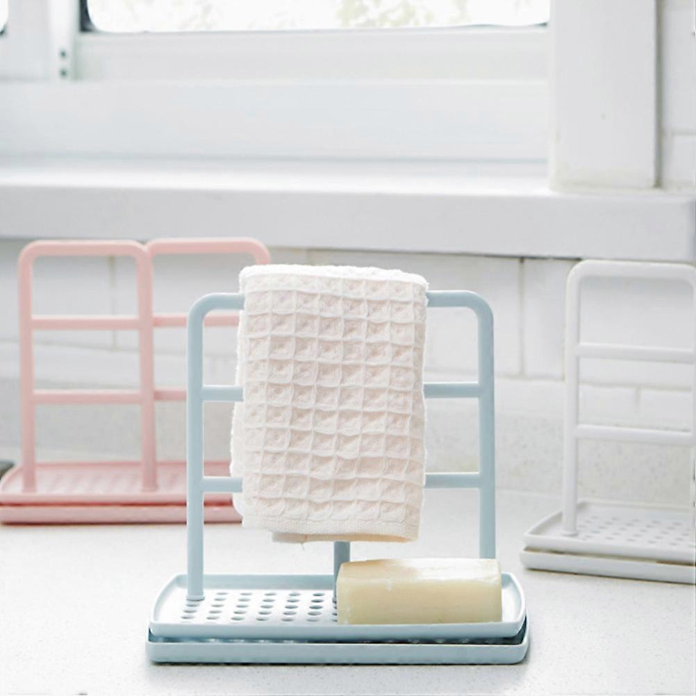 Kitchen Tool Sponge Holder Stand Rack Organizer for Dishcloth Storage