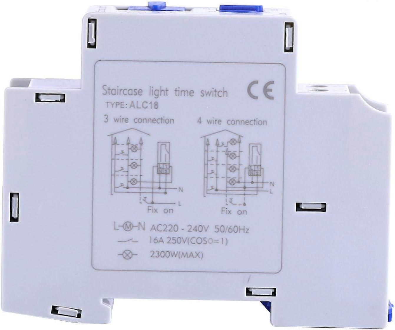 AC 220-240V Timer Switch Staircase Lighting Timer for Home Stairs Household Appliance Lighting Timing Switch