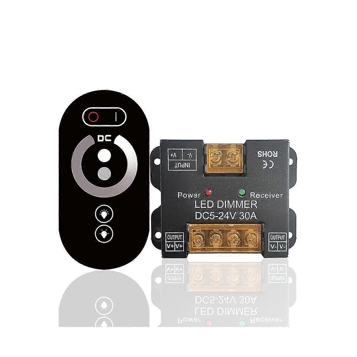 Rf 30a Touch Dc12v Dc24v Single Color Controller Led Dimmer For Led Lights