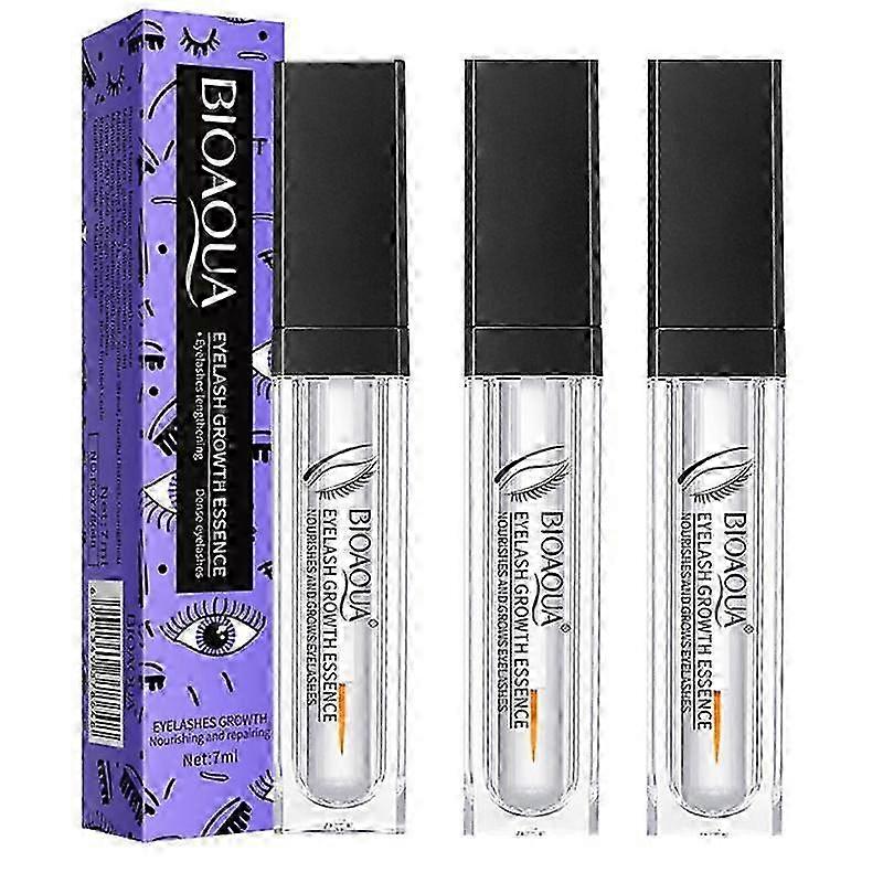 3 قطع من مصل الرموش، رموش أكثر كثافة، جودة ممتازة، نمو الرموش الطبيعي، معزز الرموش، تحويل الرموش الفوري