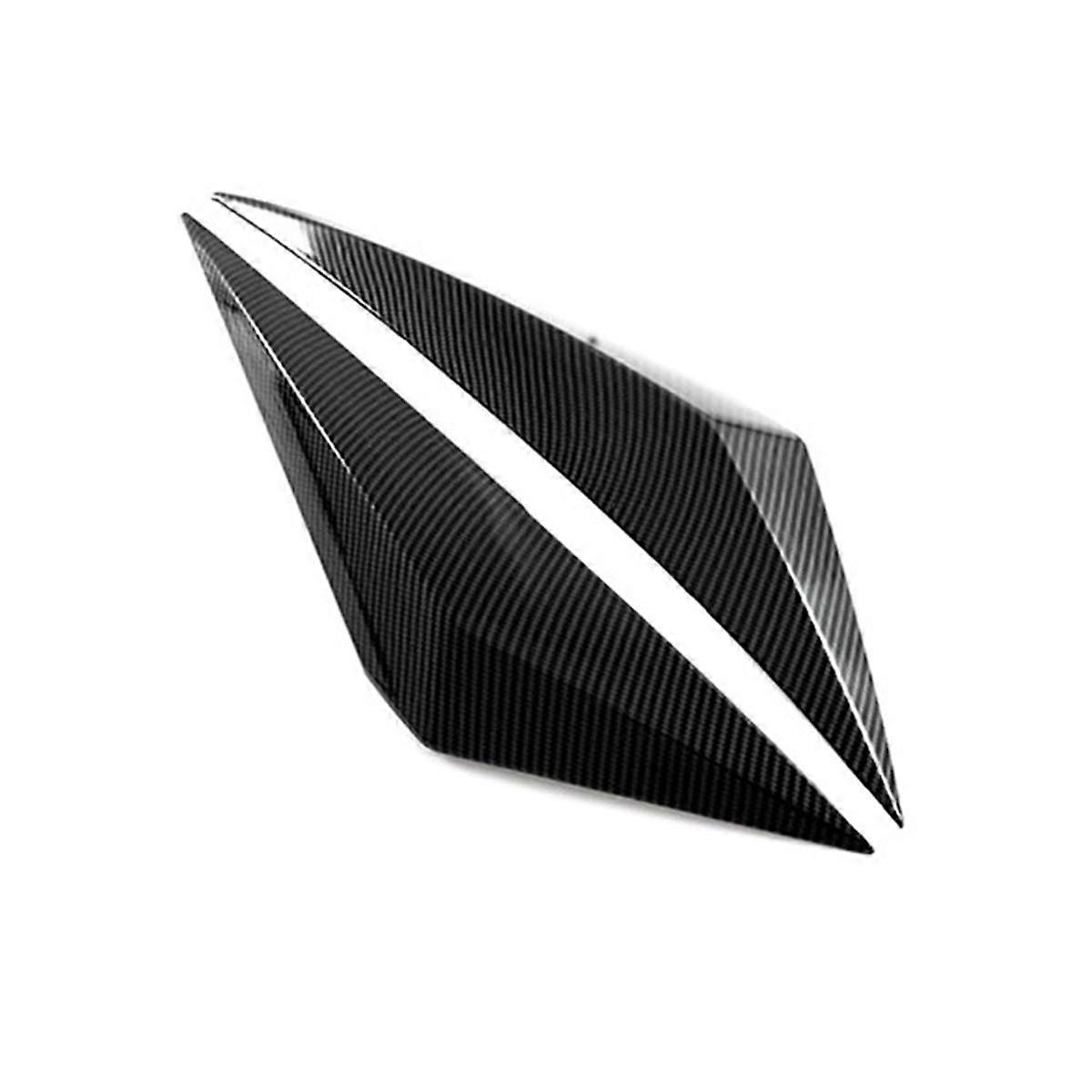 For J12 2022 2023 Car Front Fog Lights Cover Bumper Splitter Spoiler Trim Accessories ABS Carbon Fi
