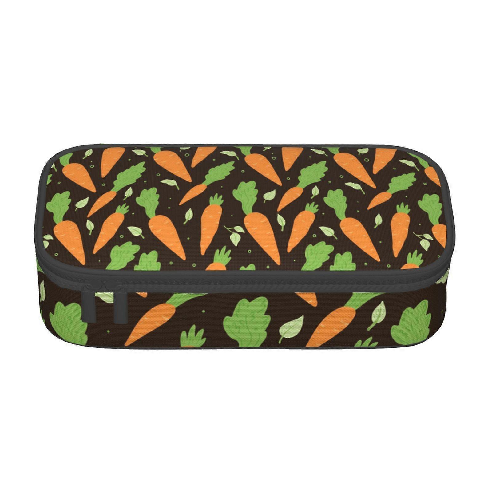 ألوان مائية الجزر طباعة مقلمة الحقيبة ذات سعة كبيرة الحقيبة قلم رصاص حقيبة ماكياج لوازم مكتبية القرطاسية صندوق قلم رصاص مع سحاب