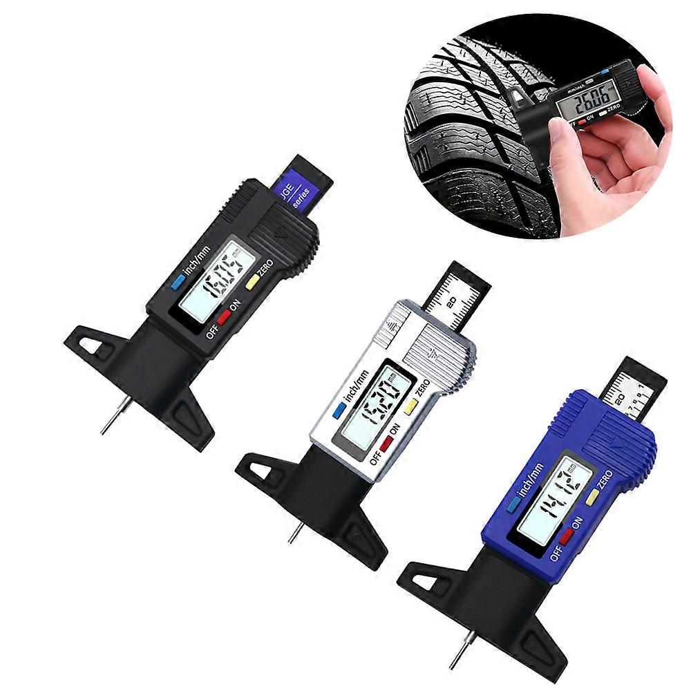 Digital Car Tyre Tire Tread Depth Gauge Caliper Measurer Tool LCD Caliper Thickness Gauges Tread Shoe Tire Monitoring System