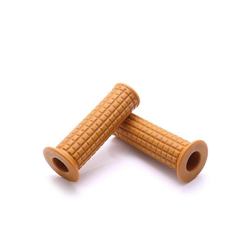 1 Paar 1" 25mm Vintage Lenkergriffe Motorrad Universal Gummi Lenkergriffe Handgriff Bar End Für Cafe Racer Bobber Custom