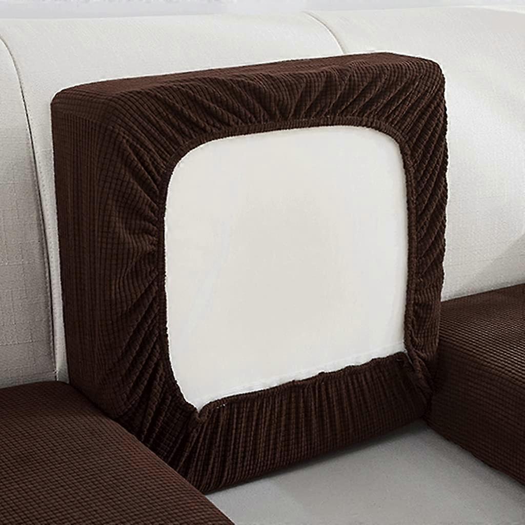 Elastic Sofa Cushion Cover, Furniture Protector Cover, Couch Seat Cover, Couch Cover, Dust-proof Furniture (Color: Brown, Size: D (165-200cm)).