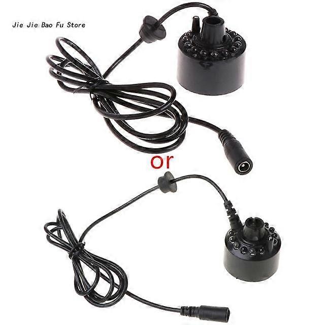Mini Foggers Mist Maker with 12 LED Lights Water Pond Garden Fountain Fogger Indoor Outdoor Fountain Fog MachineIn-