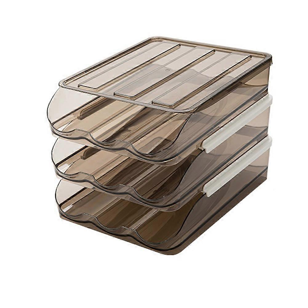 Large Capacity Egg Holder for Refrigerator, Multi-Layer Chicken Egg Storage Container, for Stores E