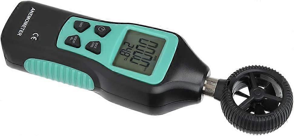 Digital Anemometer Wind Speed Meter 0.8~30.0m/s Portable Temperature Gauge Tester for Aviation Industry
