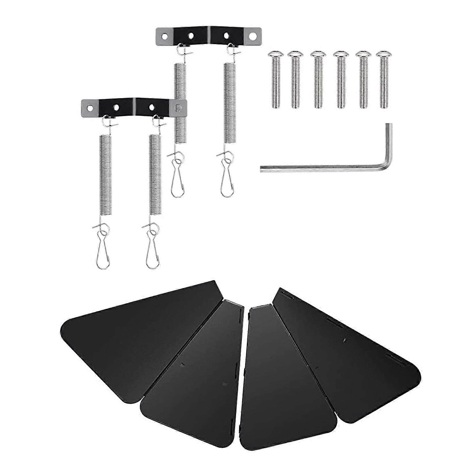 Anti Rust Wrap Around Squirrel Baffle Protects Bird Feeder from Raccoon Squirrel