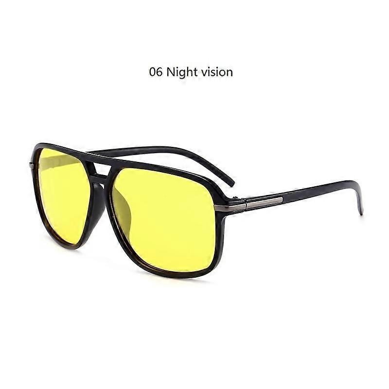 Occhiali da sole vintage oversize quadrati polarizzati