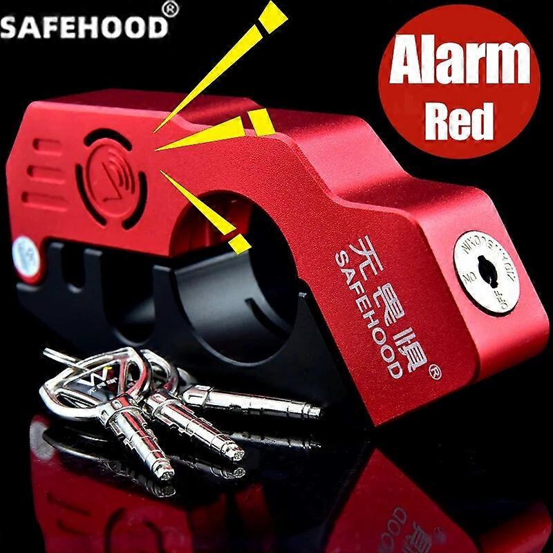 Alarm Lock Intelligent Controllable Alarm Motorcycle Grip Lock CNC Safety Lock Car Handle Lock Brake Lever Lock Motorcycle Lock