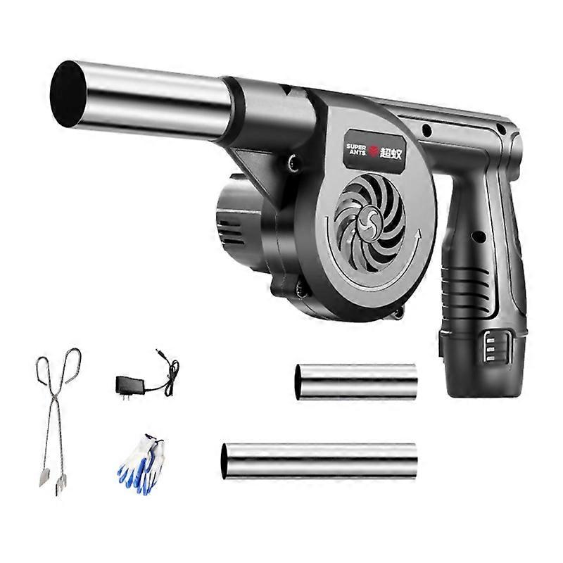 Handheld Bbq Fan Air Blower Large Air Flow Rechargeable Bbq Fan Variable Speed Controller Picnic Barbecue Tools